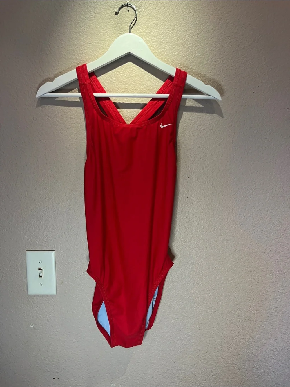 Nike Women’s Red Swimsuit Team Lifeguard Size 10 or 36